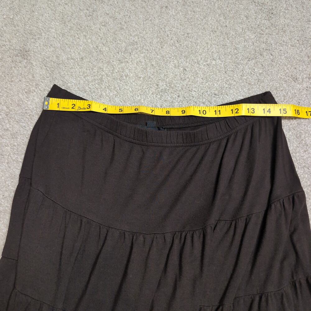 Tiered Ruffle Hem Maxi Skirt Boho - Picture 4 of 5